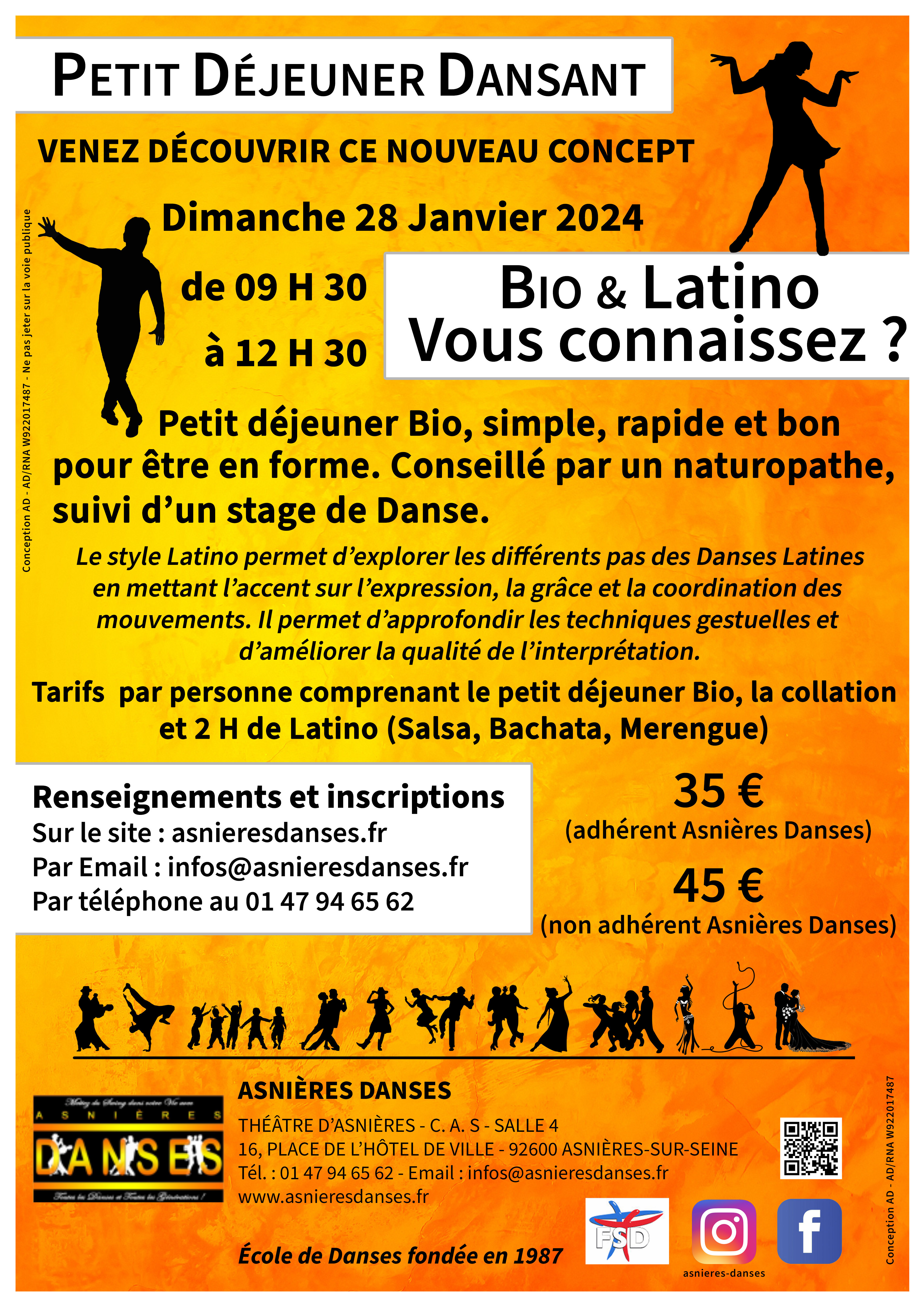stages asnieres danses